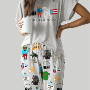 Baile Inolvidable Puerto Rico Casual Pajama Set