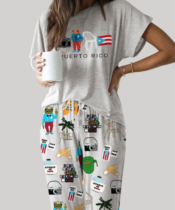 Baile Inolvidable Puerto Rico Casual Pajama Set