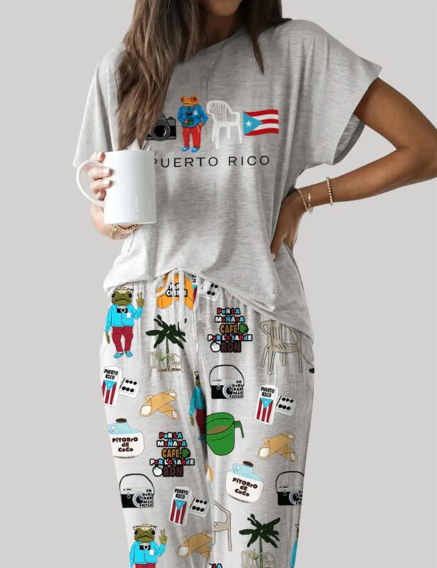 Baile Inolvidable Puerto Rico Casual Pajama Set