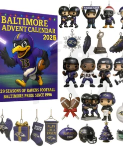 Baltimore Ravens 29th Anniversary Advent Calendar