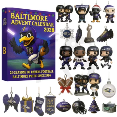 Baltimore Ravens 29th Anniversary Advent Calendar