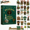 Baylor Bears Advent Calendar 2025, Christmas Countdown Advent Calendar Gift Box with 24 Acrylic Ornaments