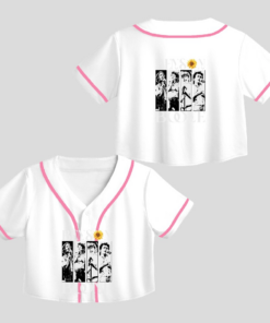 Alternative view of Benson Boone Crop Top Baseball Jerseys, Tour Album 2025 Concert Custom Color