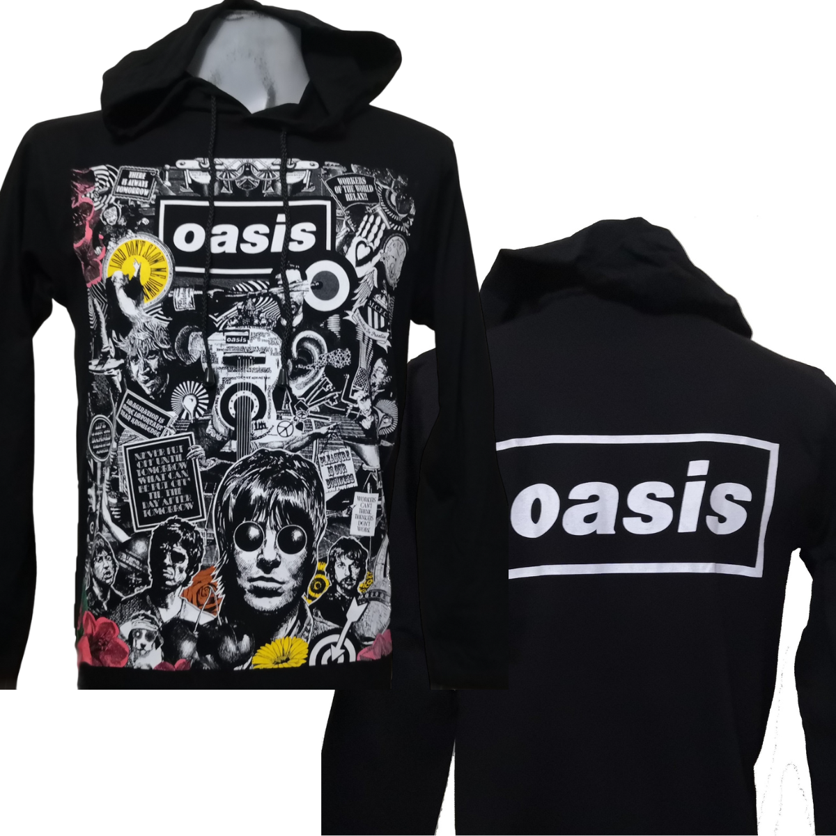 Oasis long-sleeved 3D hoodie All Size