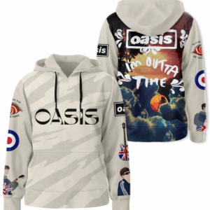 Oasis Rock Band Premium 3D Hoodie