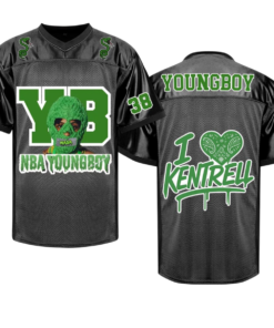 YoungBoy Concert Jersey Shirt, YB 38 Football Jersey Unisex