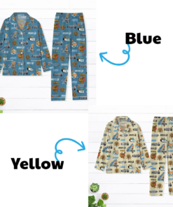 Alternative view of Custom Color Fantastic Four First Steps Pajamas Set, Fantastic Four Character Women Pajamas, Fantastic 4 Holiday Pajamas