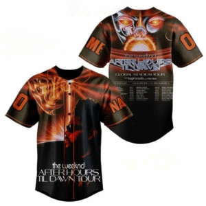 The Weeknd After Hours Til Dawn Tour Personalized Baseball Jersey