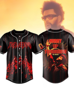 The Weeknd Hurry Up Tomorrow Personalized Baseball Jersey With Sewn Trim For Fans