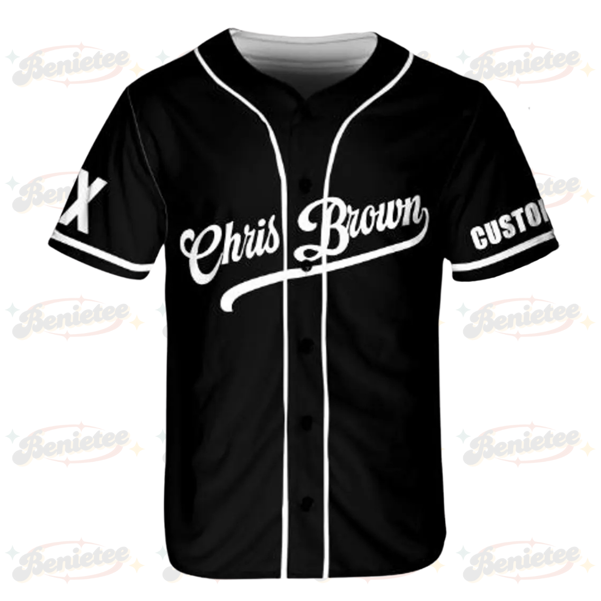 Personalized Breezy Bowl XX 2025 Shirt, Chris Brown Breezy Bowl Baseball Jersey, Breezy Bowl Tour XX Shirt - Image 2