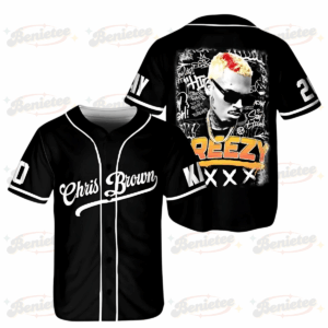 Personalized Chris Brown Baseball Jersey, Breezy Bowl XX Tour 2025 Jersey, Breezy Bowl Tour XX Merch Shirt