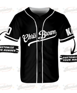 Alternative view of Personalized Chris Brown Baseball Jersey, Breezy Bowl XX Tour 2025 Jersey, Breezy Bowl Tour XX Merch Shirt