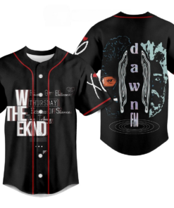 The Weeknd Dawn FM House Of The Balloons Baseball Jersey