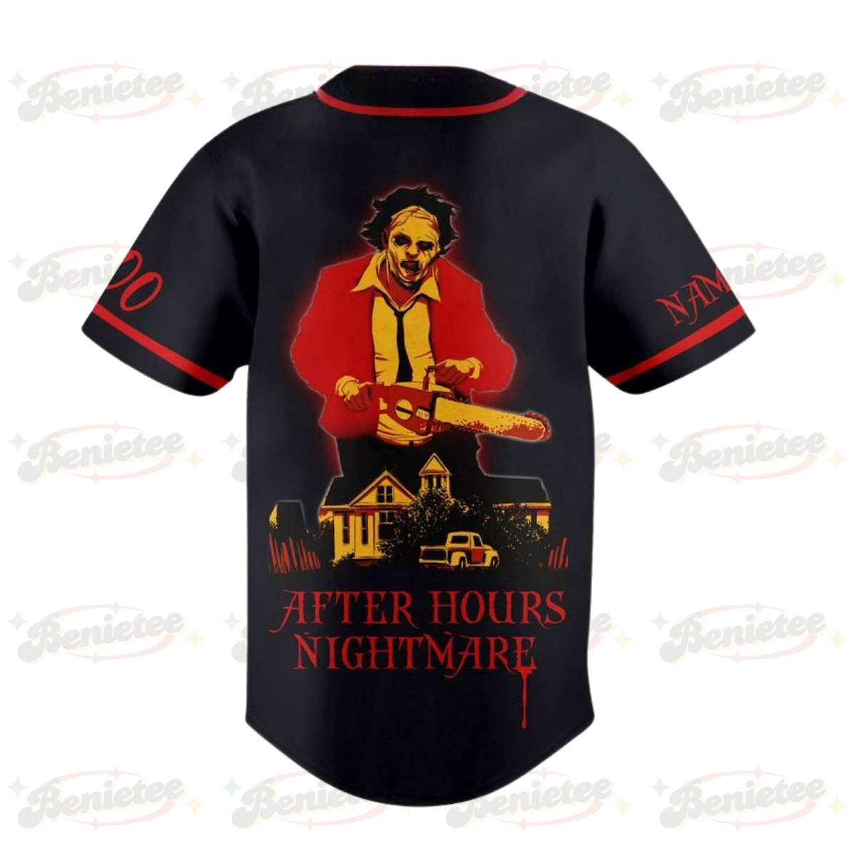 The Weeknd After Hours Baseball Jersey, Size XS, The Weeknd Music Tour 2025 Baseball Jersey - Image 4