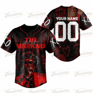 The Weeknd XO Jersey, The Weeknd Music Tour 2025 Baseball Jersey