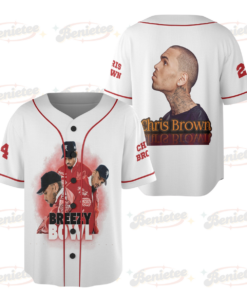 Custom Chris Brown Breezy Bowl XX Tour 2025 Jersey, Breezy Bowl Jersey, Chris Brown Jersey