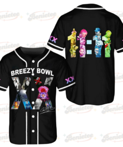 Chris Brown Breezy Bowl XX Baseball Jersey, Custom Chris Brown Jersey, Breezy Bowl XX Shirt, Breezy Bowl 2025 Jersey