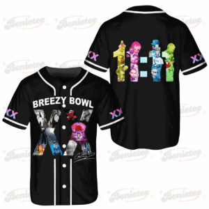 Chris Brown Breezy Bowl XX Baseball Jersey, Custom Chris Brown Jersey, Breezy Bowl XX Shirt, Breezy Bowl 2025 Jersey