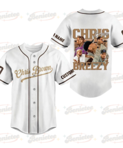 Personalized Chris Brown Tour Jersey, Chris Brown Breezy Bowl Baseball Jersey, Breezy Bowl XX 2025 jersey
