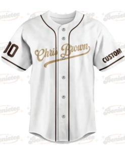 Alternative view of Personalized Chris Brown Tour Jersey, Chris Brown Breezy Bowl Baseball Jersey, Breezy Bowl XX 2025 jersey