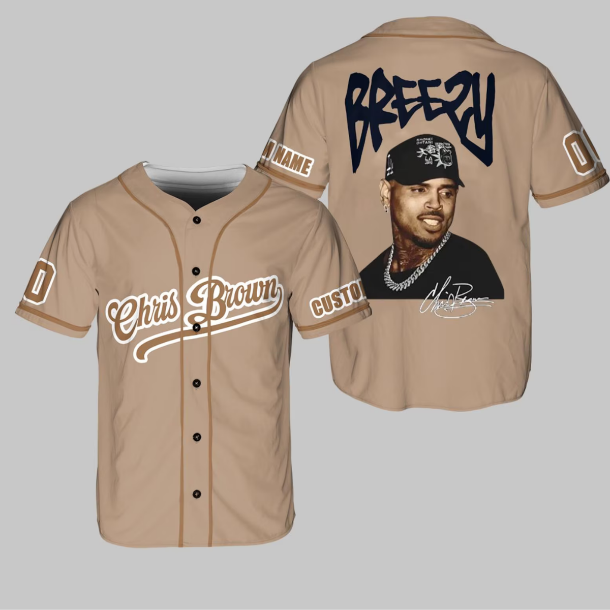 Personalized Chris Brown Breezy Bowl XX 2025 Jersey, Breezy Bowl Tour XX Shirt, Chris Brown Tour Shirt - Image 3