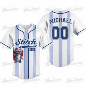 Personalized Stitch Live Action Lilo And Stitch 2025 Baseball Jersey
