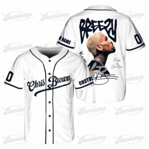 Personalized Chris Brown Baseball Jersey, Breezy Bowl XX Tour 2025 Jersey, Breezy Bowl Tour XX Merch Shirt