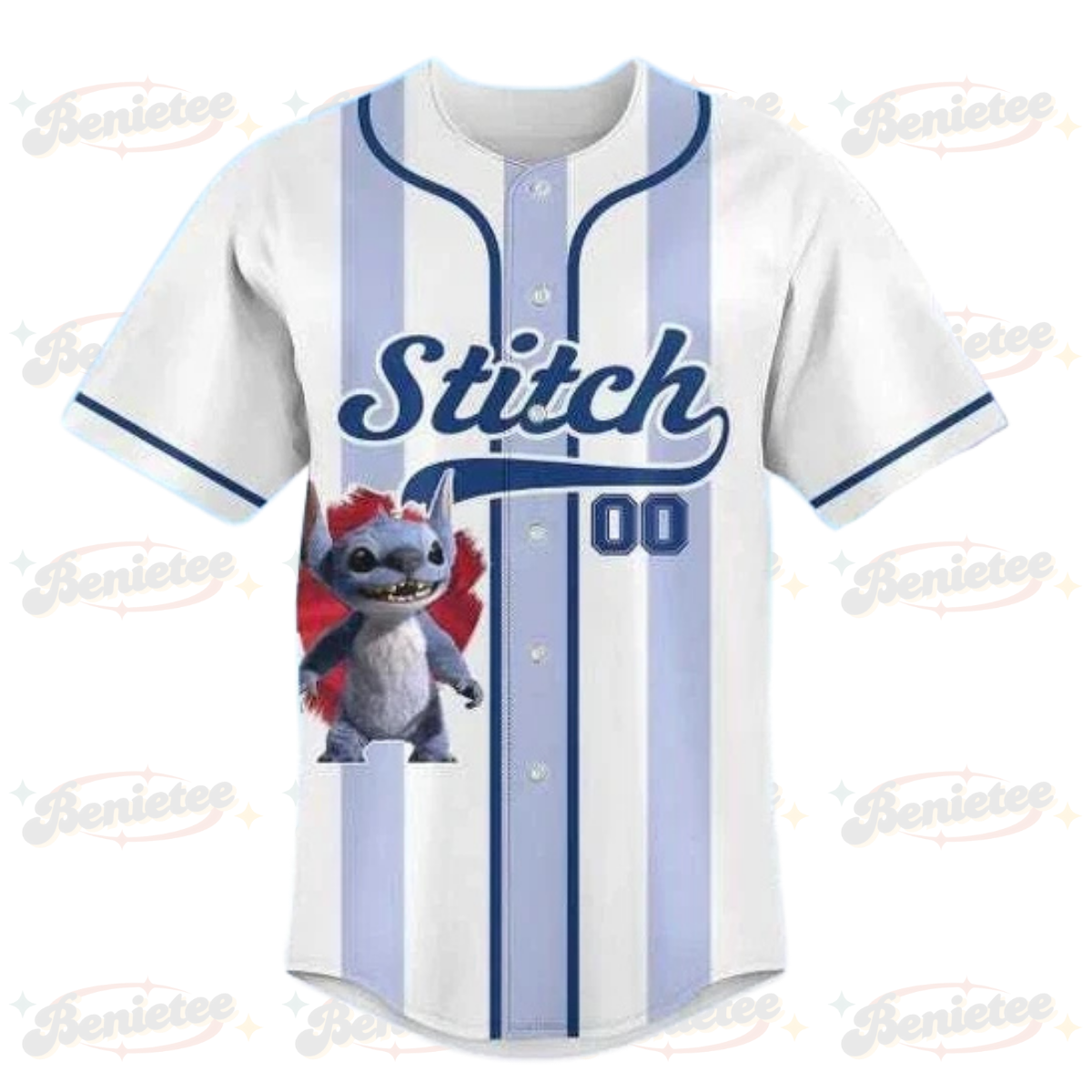 Personalized Stitch Live Action Lilo And Stitch 2025 Baseball Jersey - Image 3