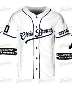 Alternative view of Personalized Chris Brown Baseball Jersey, Breezy Bowl XX Tour 2025 Jersey, Breezy Bowl Tour XX Merch Shirt