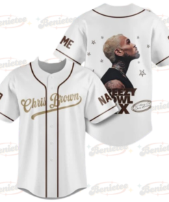 Personalized Chris Brown Music Tour 2025 Baseball Jersey