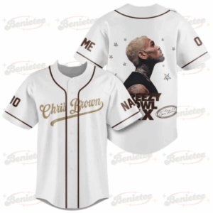 Personalized Chris Brown Music Tour 2025 Baseball Jersey