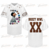 Chris Brown Breezy Bowl XX Tour 2025 White Jersey, Breezy Bowl Jersey, Chris Brown Jersey