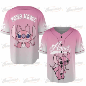 Personalized I'm A Big Fan Of Angel Lilo & Stitch Pinky 2025 Baseball Jersey