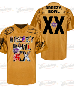 Breezy Bowl XX Tour 2025 Jersey, Breezy Bowl Jersey, Chris Brown Jersey