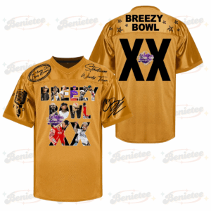 Breezy Bowl XX Tour 2025 Jersey, Breezy Bowl Jersey, Chris Brown Jersey