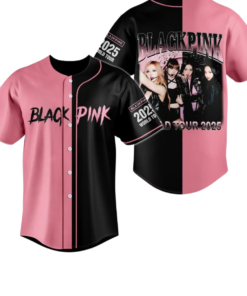 Blackpink Football Jersey, BlackPink World Tour 2025 Baseball Jersey