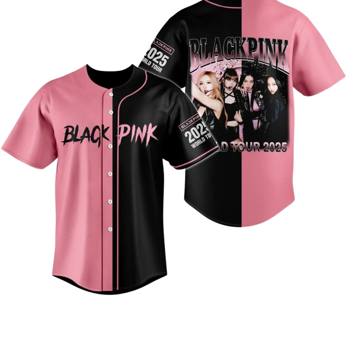 Blackpink Football Jersey, BlackPink World Tour 2025 Baseball Jersey