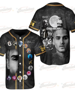 Custom Chris Brown Breezy Bowl XX Tour 2025 Baseball Shirt, Chris Brown Album Shirt, Chris Brown Fan Gift