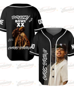 Personalized Chris Brown Tour Jersey, Breezy Bowl XX 2025 Shirt