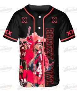 Alternative view of Chris Brown Breezy Bowl XX 2025 Baseball Jersey, Chris Brown Album Baseball Shirt, Chris Brown Fan, Chris Brown Merch