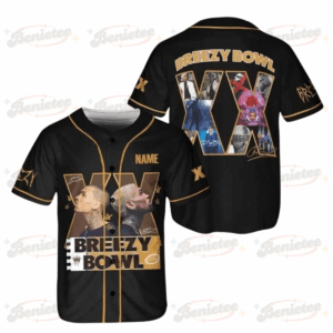 Personalized Chris Brown Breezy Bowl Baseball Jersey, Breezy Bowl XX 2025 Shirt