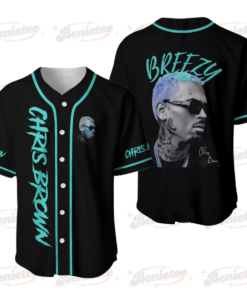 Chris Brown Jersey Shirt, Chris Brown Baseball Jersey Men's