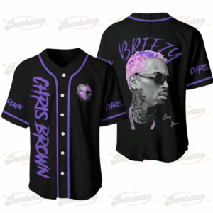 Chris Brown Jersey Shirt, Chris Brown Music Tour 2025 Baseball Jersey