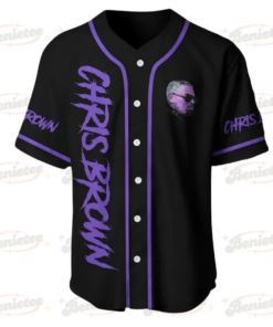 Alternative view of Chris Brown Jersey Shirt, Chris Brown Music Tour 2025 Baseball Jersey
