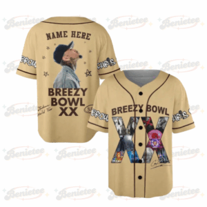 Chris Brown Breezy Bowl XX Baseball Jersey Shirt, Chris Brown 2025 Tour Baseball Jersey