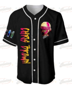 Alternative view of Chris Brown Breezy Bowl Baseball Jersey, Breezy Bowl XX 2025 Jersey