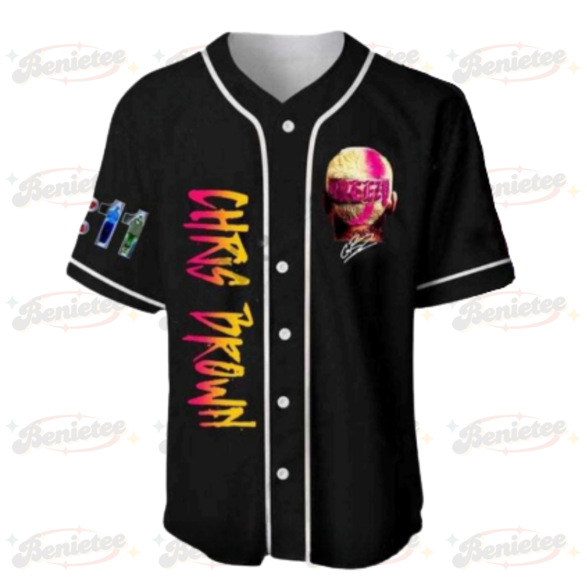 Chris Brown Breezy Bowl Baseball Jersey, Breezy Bowl XX 2025 Jersey - Image 2