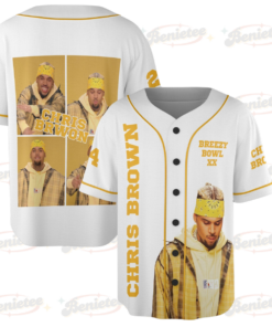 Chris Brown Breezy Bowl XX Tour 2025 Jersey, Breezy Bowl Jersey