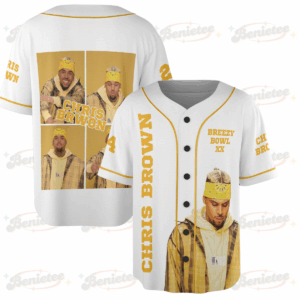 Chris Brown Breezy Bowl XX Tour 2025 Jersey, Breezy Bowl Jersey