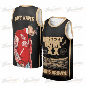 Chris Breezy Tour 2025 Basketball Jersey, Breezy Gift For Fan Basketball Unisex